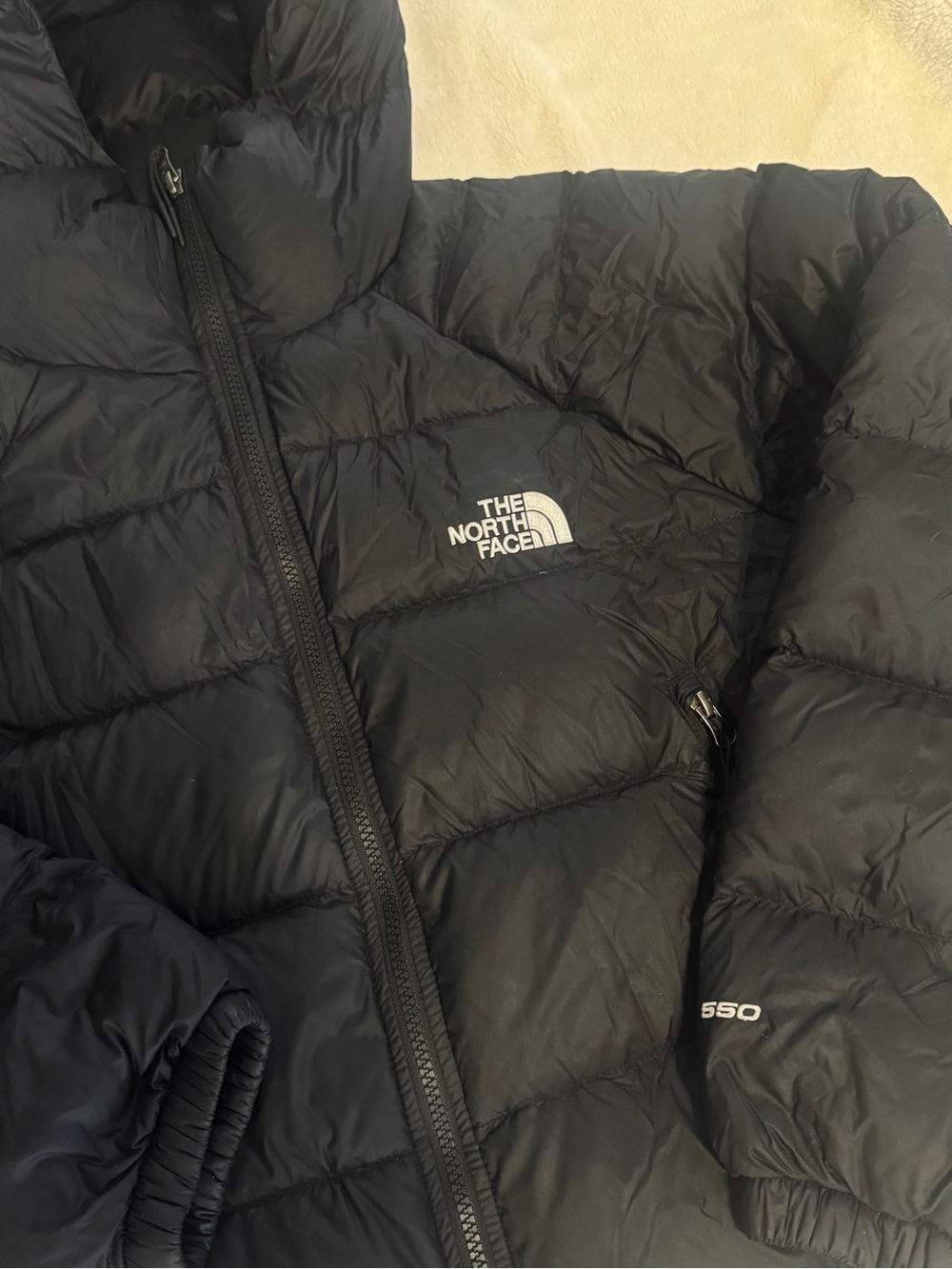 THE NORTH FACE 550 PUFFER BLACK - Picture 2 of 4